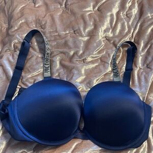 New Victorias Secret 34DDD Very Sexy Push Up Shine Strap Bra Retail $72.50